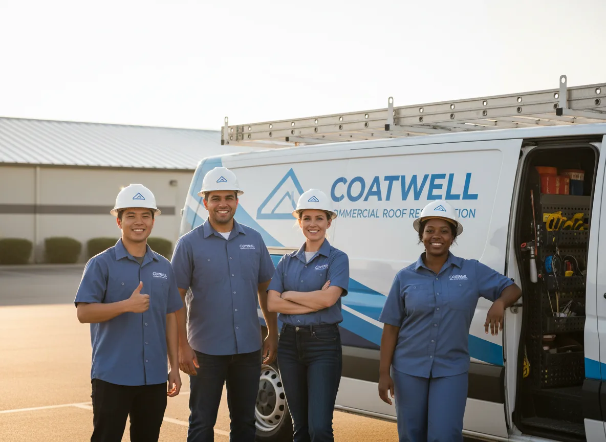 Commercial roof coating company in Sauk City, WI